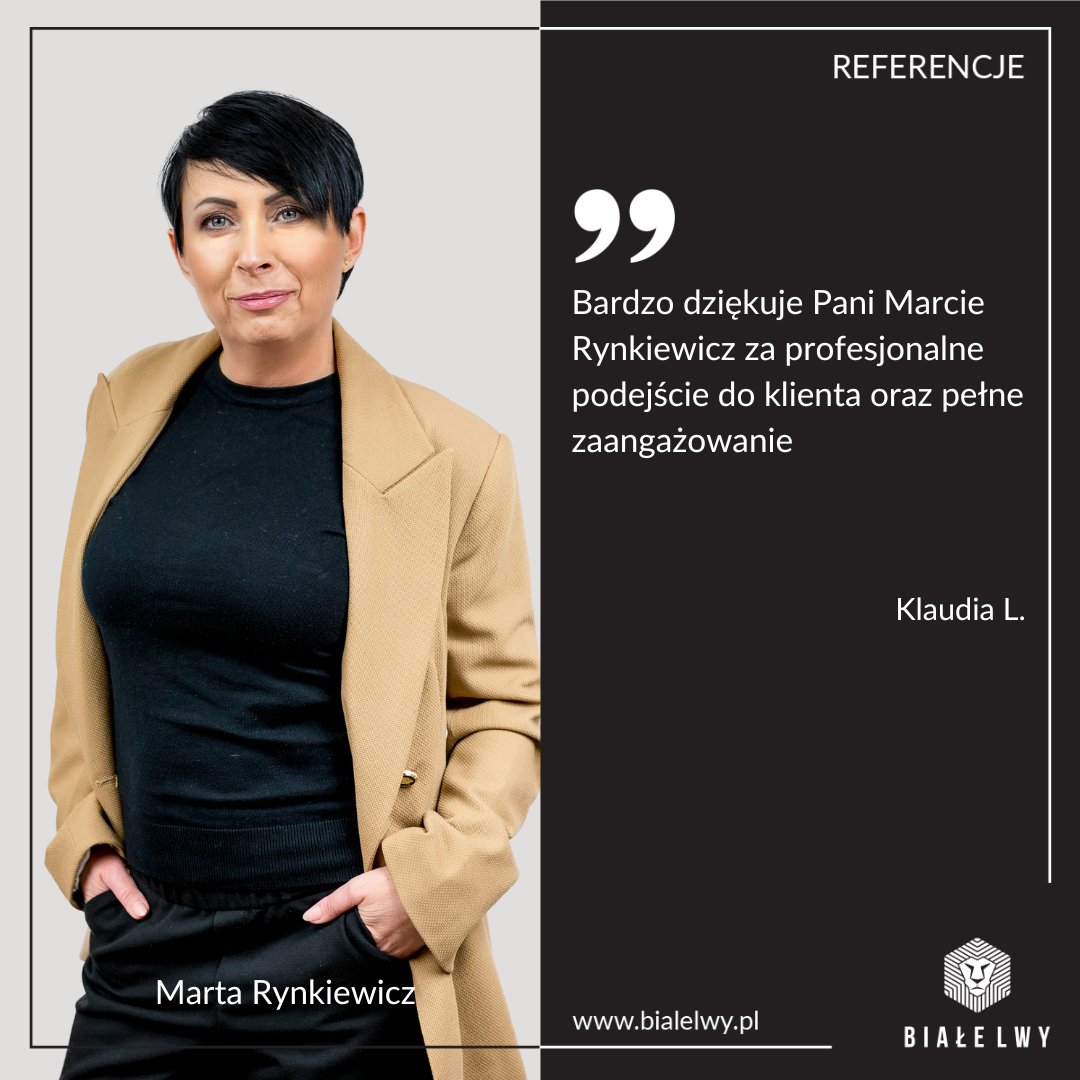 Marta Rynkiewicz referencje nieruchomości polecenie